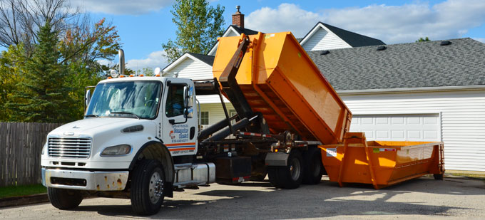 Roll-off container sizes from Grand Rapids Dumpster Rental